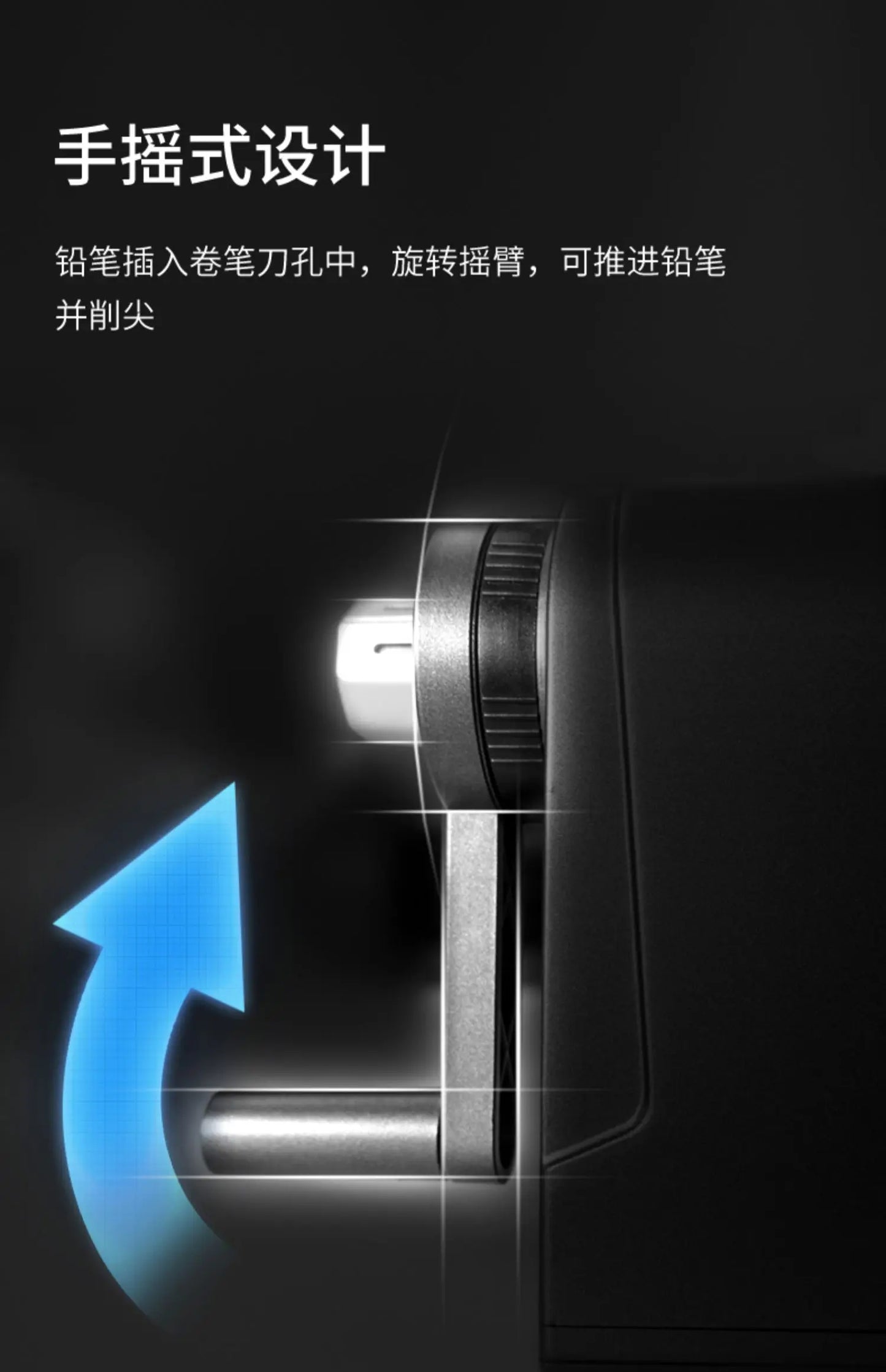 Faber-Castell Artist Long Point Sharpener – Manual Pencil Tool for Charcoal, Drawing & Sketching with Adjustable Tip Control