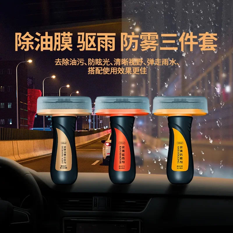 Car Oil Film Remover Windshields Antifouling Automobile Window Glass Rainproof Anti-fogging Agent Coating Defog Paint Cleaner