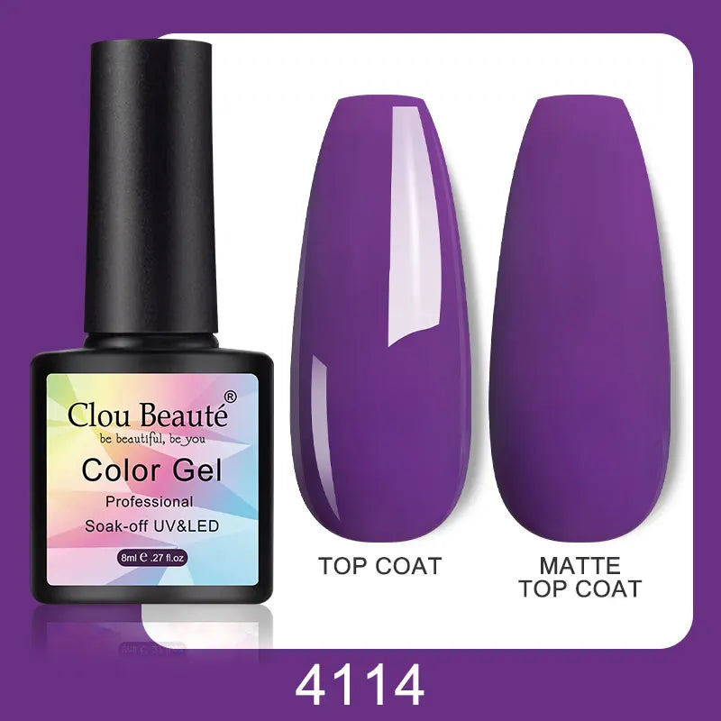 Clou Beaute Color Pop – 8ml Gel Varnish for Bold, Long-Lasting Nail Art (UV/LED Cure)