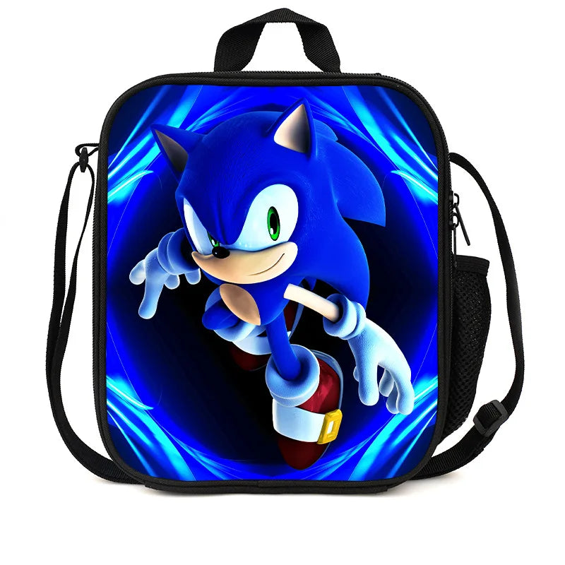 Sonic Speedster School Backpack – Anime Cartoon Schoolbag for Boys & Girls in Primary & Middle School