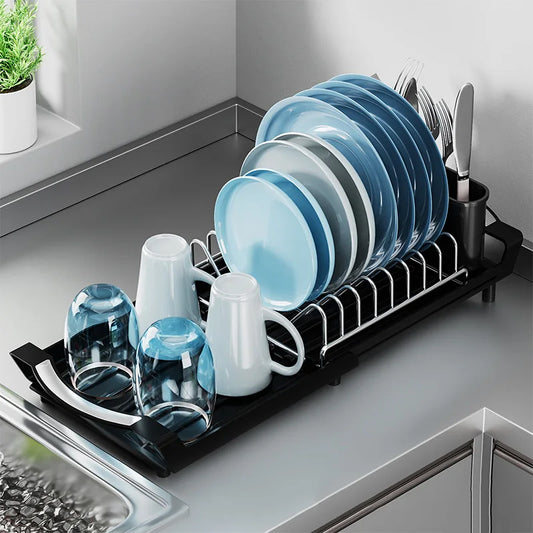 Kitchen Dish Rack Multifunctional Bowl And Dish Holders Cup Chopsticks Drain Kitchen Storage Rack Storage For Kitchen Organizers