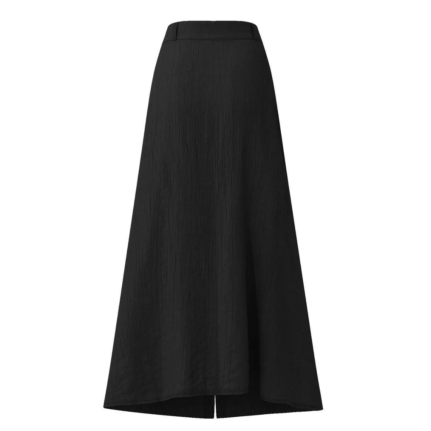 Women'S Half Skirt Midi Skirts For Women Bohemian Skirt High Waist Party Beach Button Skirt Women'S Loose Cotton And Linen Skirt