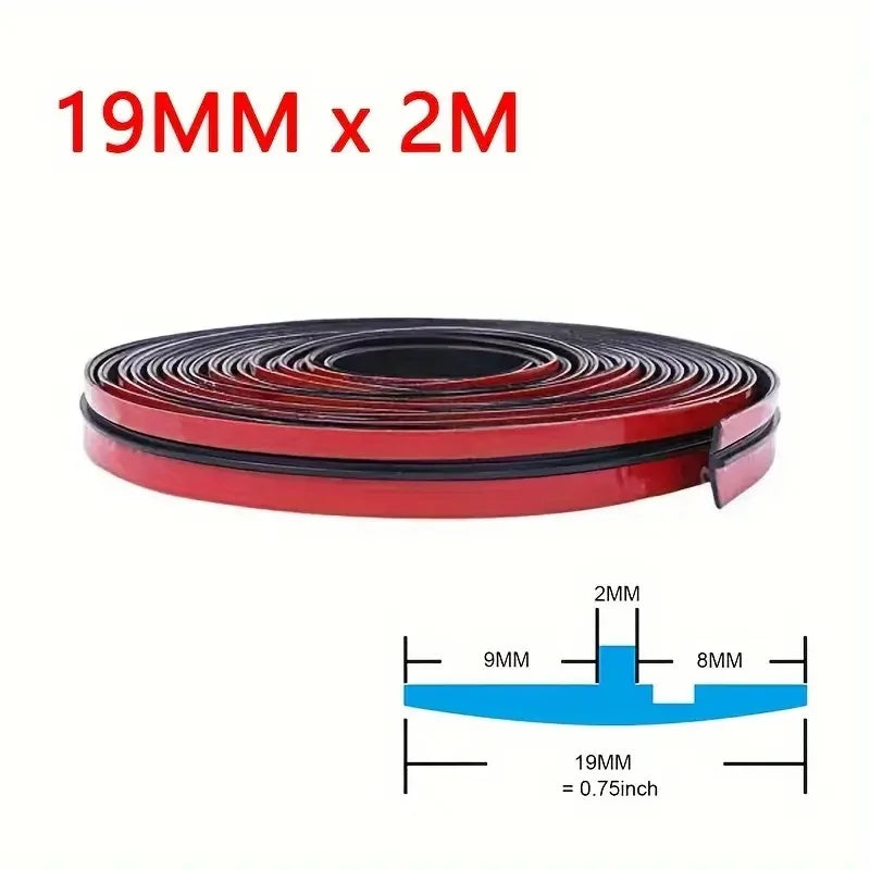 1pc T-Shape Car Sealing Strip - Premium Noise Reduction, Weatherproofing Solution for Sunroof, Windshield, Windows & Doors - Dur