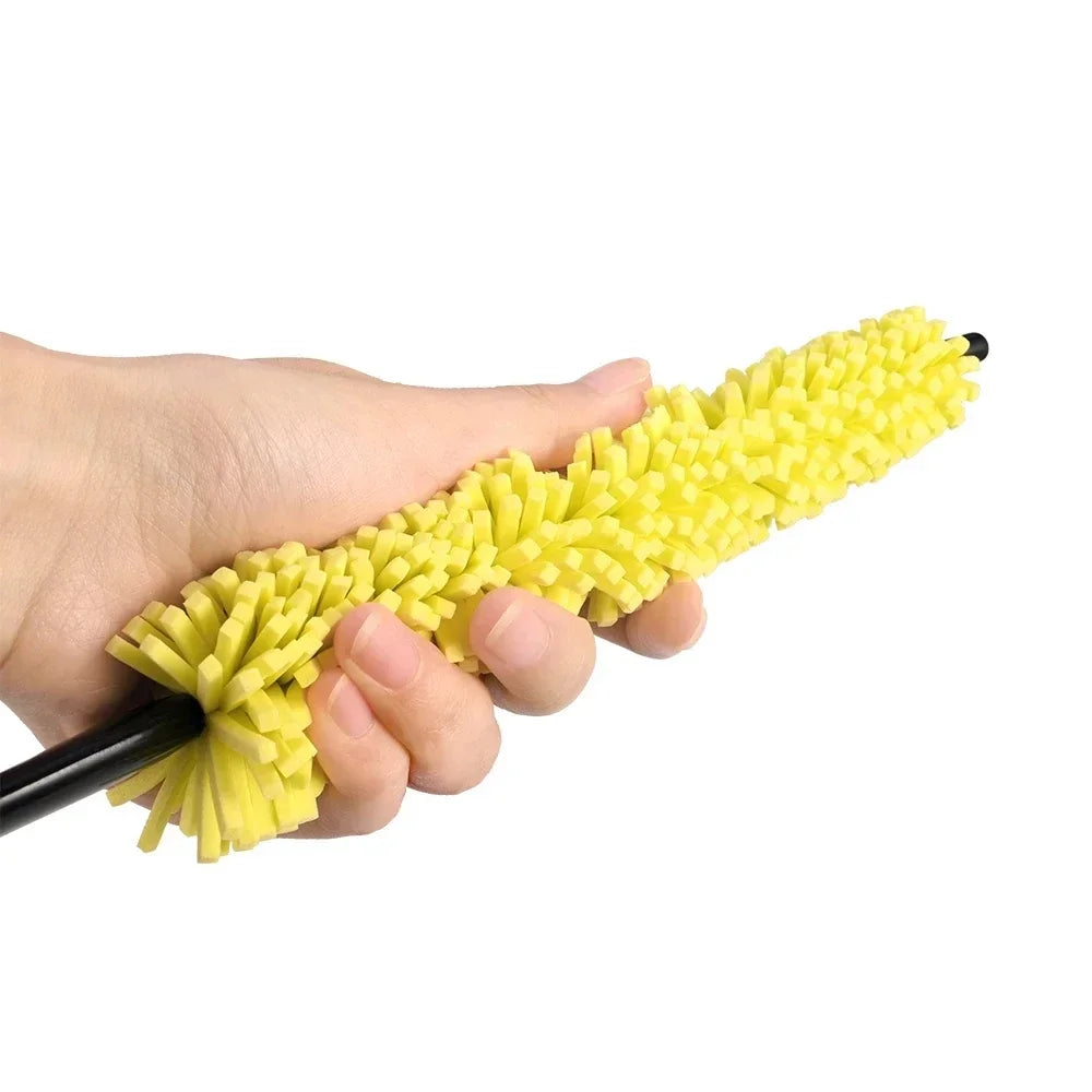 Car Cleaning Brush Effortlessly Clean Your Car Wheels with This Tire Rim Cleaning Tool Tire Shine Wheel Cleaner Brushs Sponge