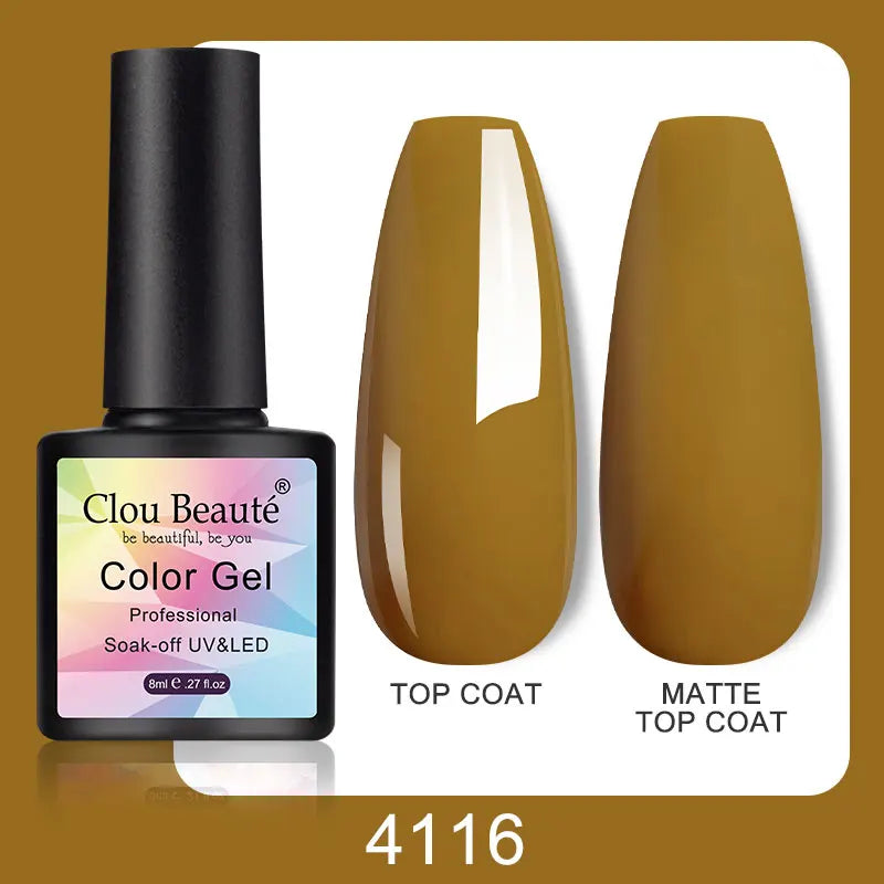 Clou Beaute Color Pop – 8ml Gel Varnish for Bold, Long-Lasting Nail Art (UV/LED Cure)