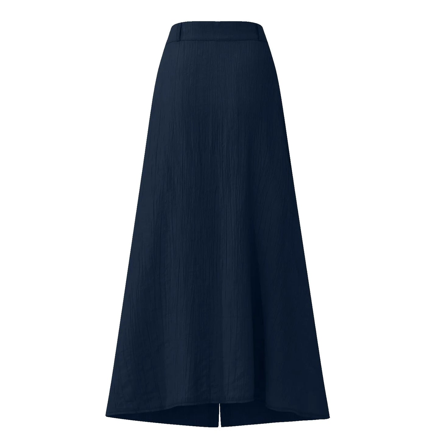 Women'S Half Skirt Midi Skirts For Women Bohemian Skirt High Waist Party Beach Button Skirt Women'S Loose Cotton And Linen Skirt