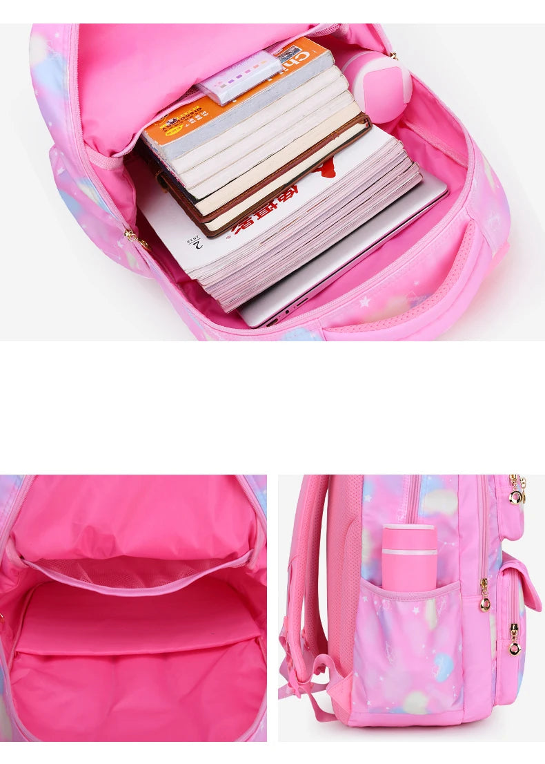 Pink Dream School Bag – Stylish & Spacious Backpack for Girls of All Ages!