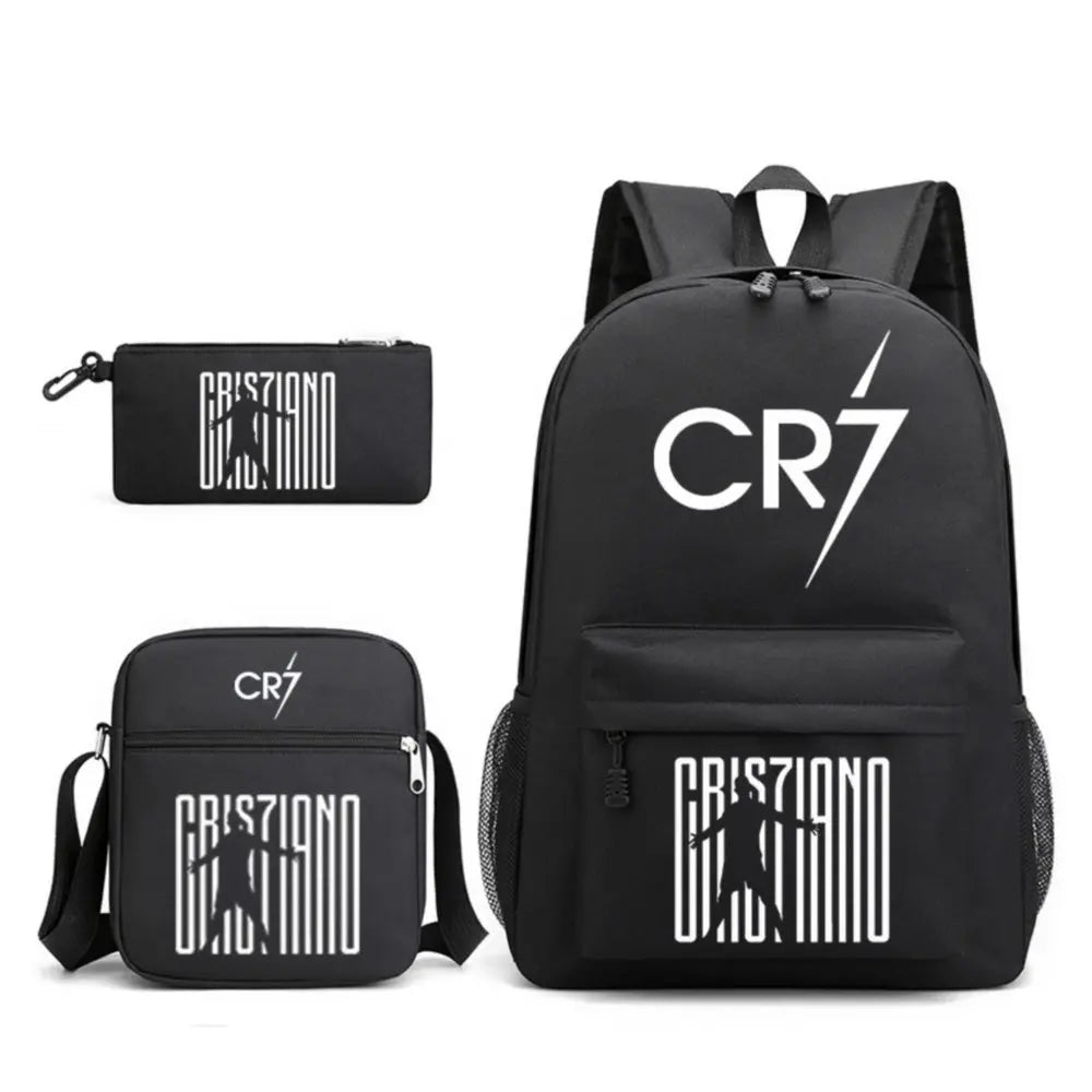 CR7 Triple Pack – Lightweight Sports Backpacks for School, Travel & Play!