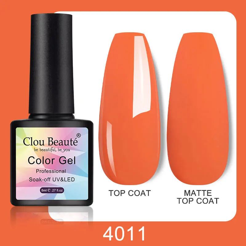 Clou Beaute Color Pop – 8ml Gel Varnish for Bold, Long-Lasting Nail Art (UV/LED Cure)