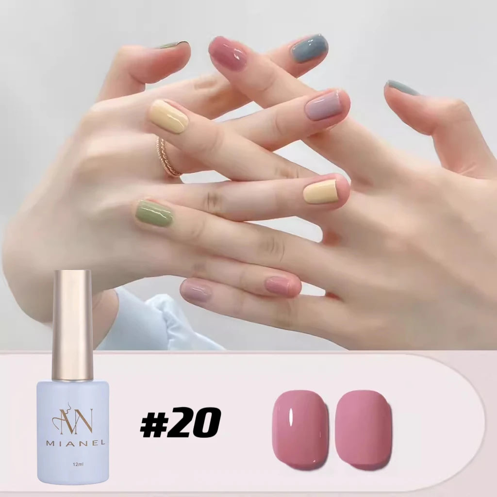 MIANEL 3-in-1 Gel Nail Polish – One-Step Formula for Vibrant Summer Nails