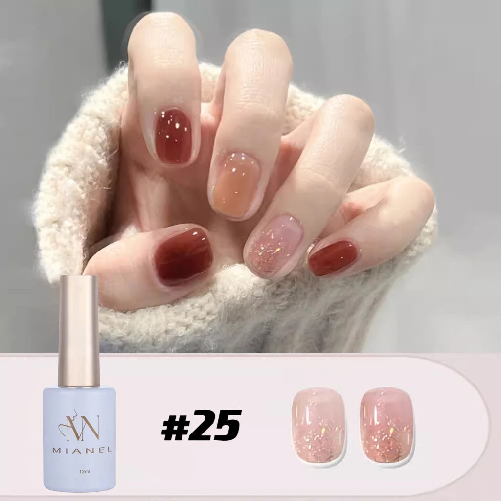 MIANEL 3-in-1 Gel Nail Polish – One-Step Formula for Vibrant Summer Nails