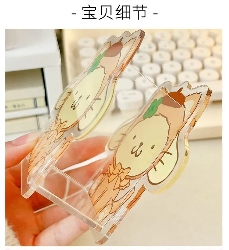 Sanrio Acrylic Pen Holder – Transparent, Cute & Multifunctional Desk Organizer for Kids’ Stationery & School Supplies