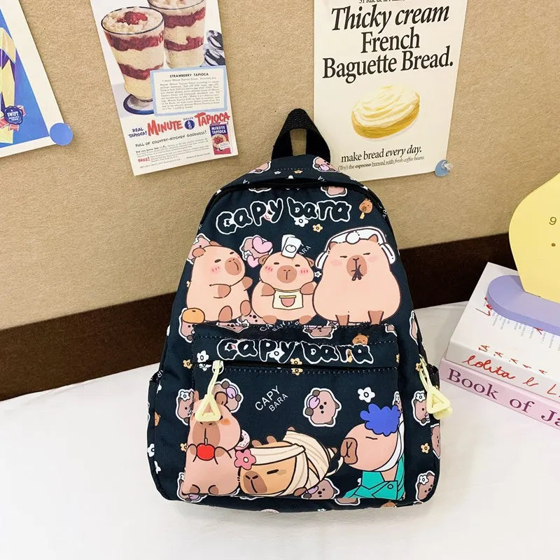 Capybara Breeze Backpack – Ultra-Light Cuteness for School & Play!