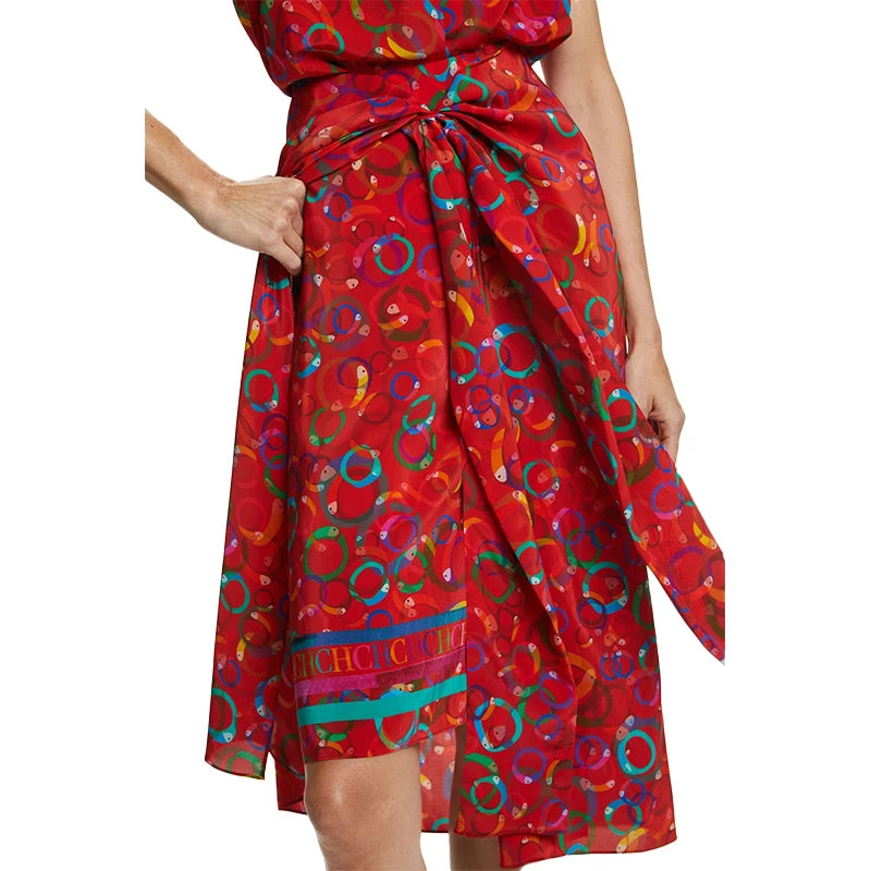 Women's Half Skirt New Elegant and Fashionable Printed Female Long Skirt Sexy High Waist Office Ladies Loose A-line Skirt