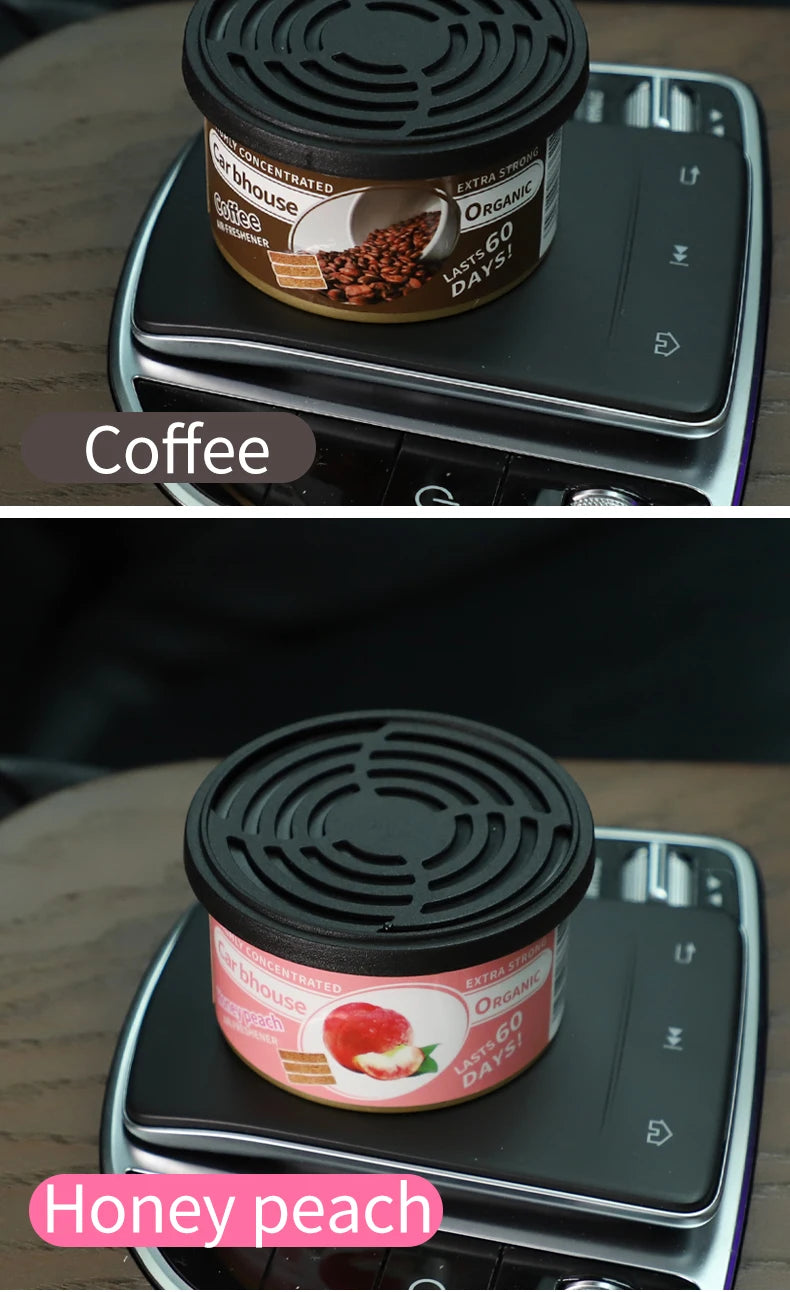 For Bathroom Car Air Freshener Gel Can Solid Car Fragrance Air Freshener Wood Block Can Air Freshener Balm For Home Long-lasting