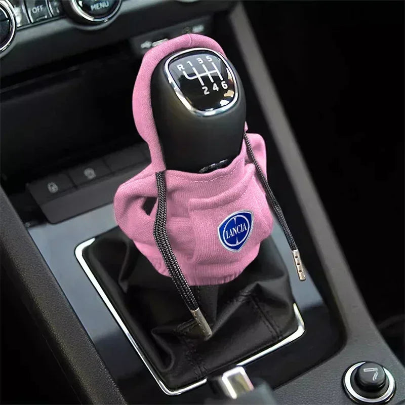 Gearshift Hoodie Car Gear Shift Knob Cover Sweatshirt Change Lever Cover For Lancia Delta Flavia Phedra Thema Thesis Voyager