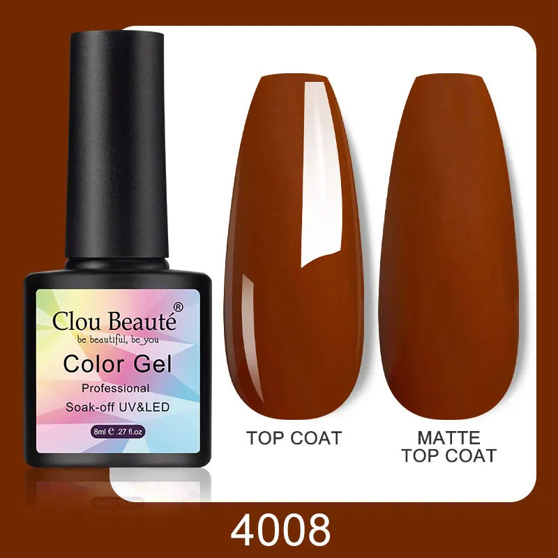 Clou Beaute Color Pop – 8ml Gel Varnish for Bold, Long-Lasting Nail Art (UV/LED Cure)