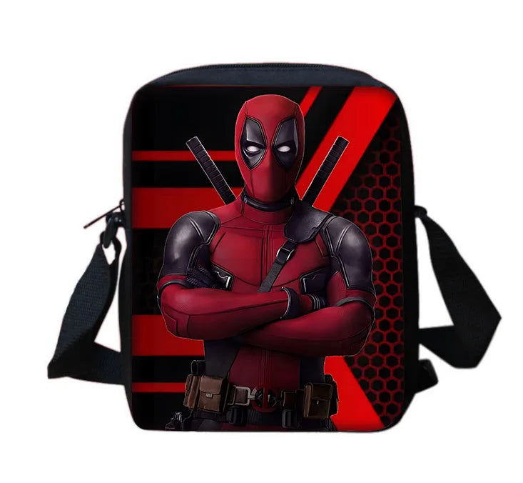 Deadpool Hero Pack – Bold Cartoon Backpack Set for Kids Who Love Action!