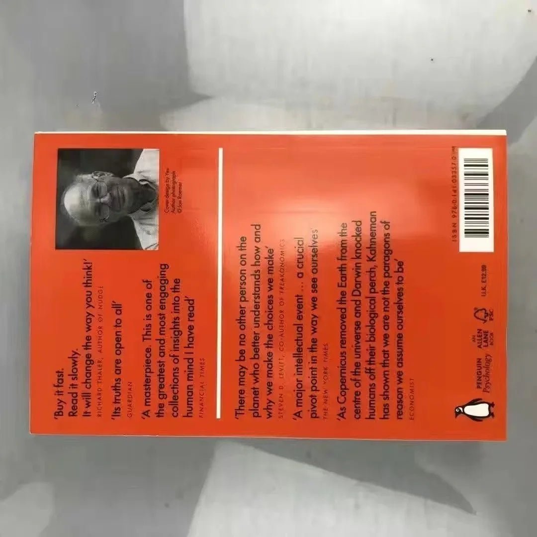 Thinking Fast and Slow Economic Books In English Self Management Novels