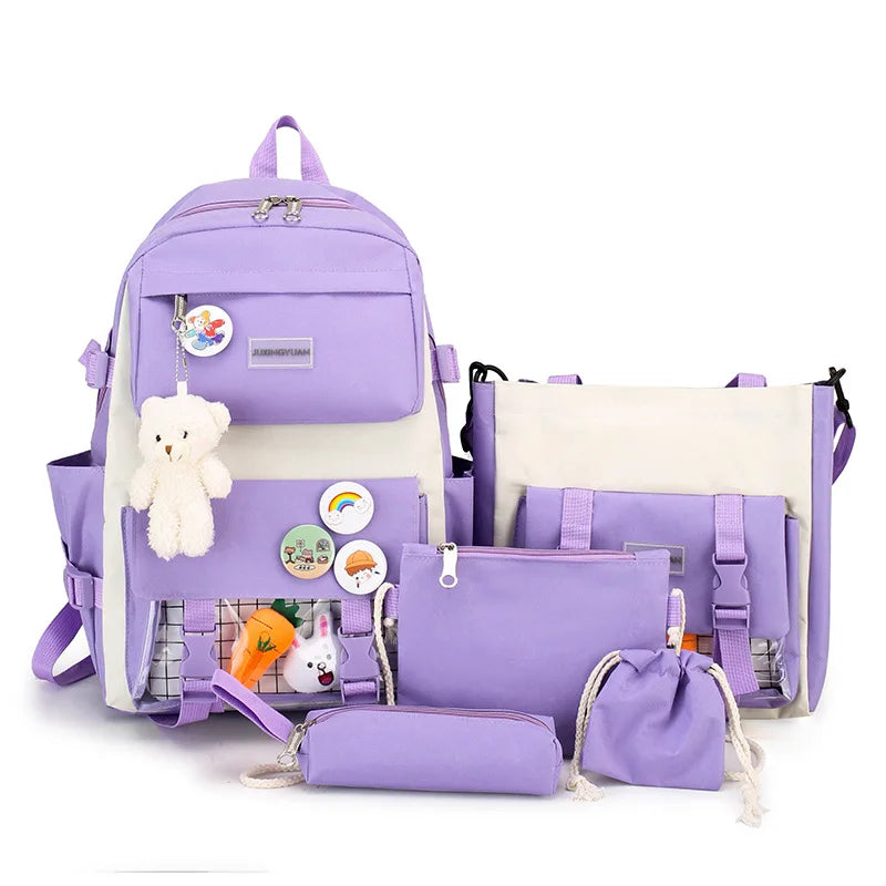 Mega School Backpack Set – Bold, Roomy & Class-Ready!
