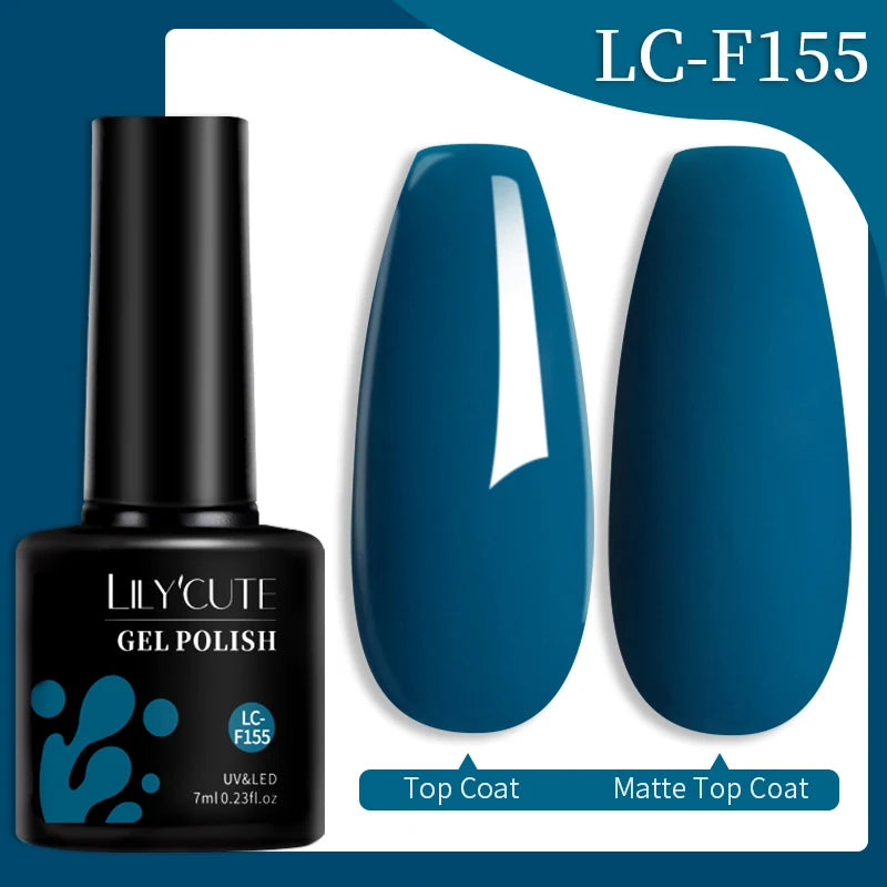 LILYCUTE Color Explosion – 184 Shades of Long-Lasting Gel Polish with Red Glitter Magic