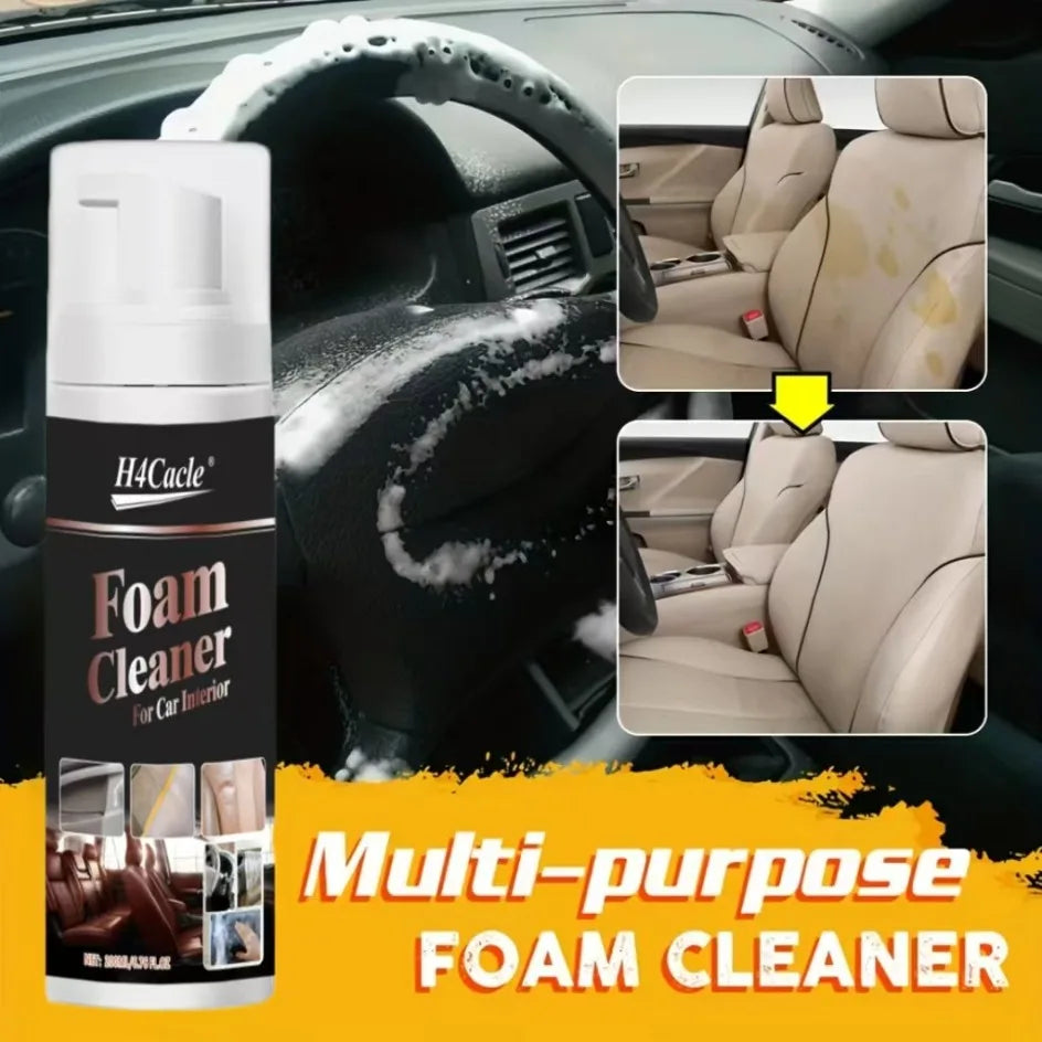 Multifunctional Foam Cleaner Car Interior Stain Removal and Cleaning Leather Seat Home Foam Cleaner Spray Maintenance Wash
