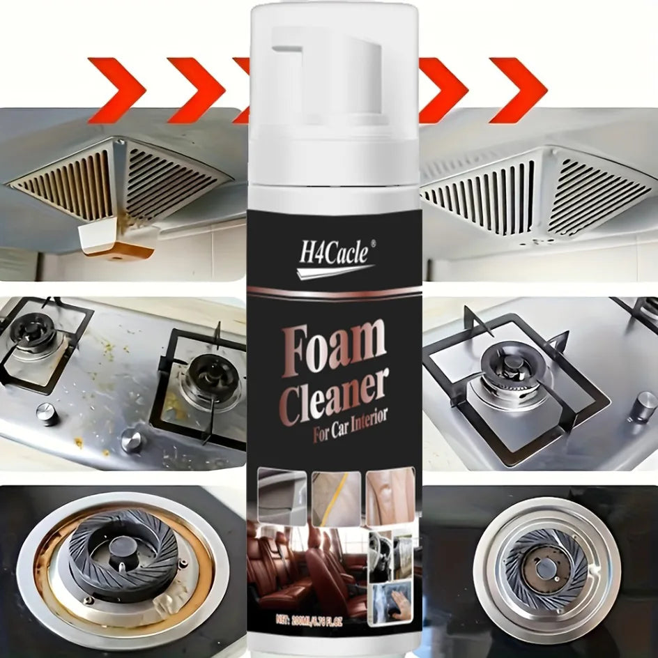 Multifunctional Foam Cleaner Car Interior Stain Removal and Cleaning Leather Seat Home Foam Cleaner Spray Maintenance Wash