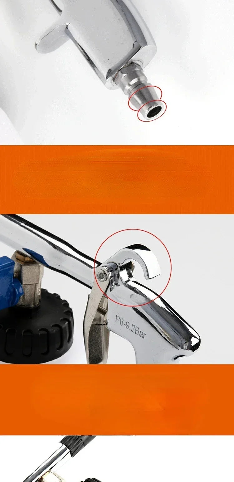 Tornado Car Wash Tool Cleaning Gun Spray Can Pneumatic Tornado Car Interior Washer Engine Compartment Spray Gun