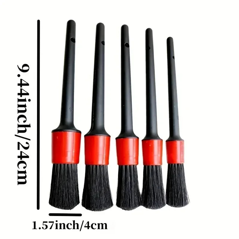 6-Piece Detailing Brush Set – Scrub, Shine & Drive Clean!