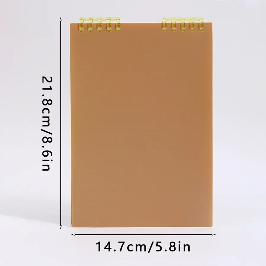 A5 Spiral Notebook – 60 Thick Lined Sheets with Loose-Leaf Binding for School, Study & Office Supplies