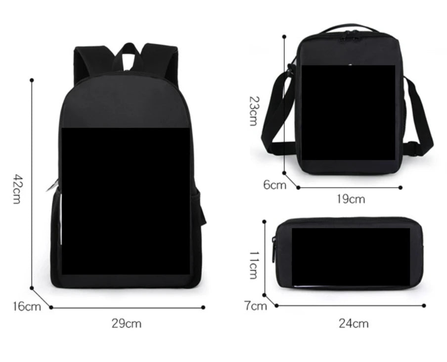 Sonic Speedster School Backpack – Anime Cartoon Schoolbag for Boys & Girls in Primary & Middle School