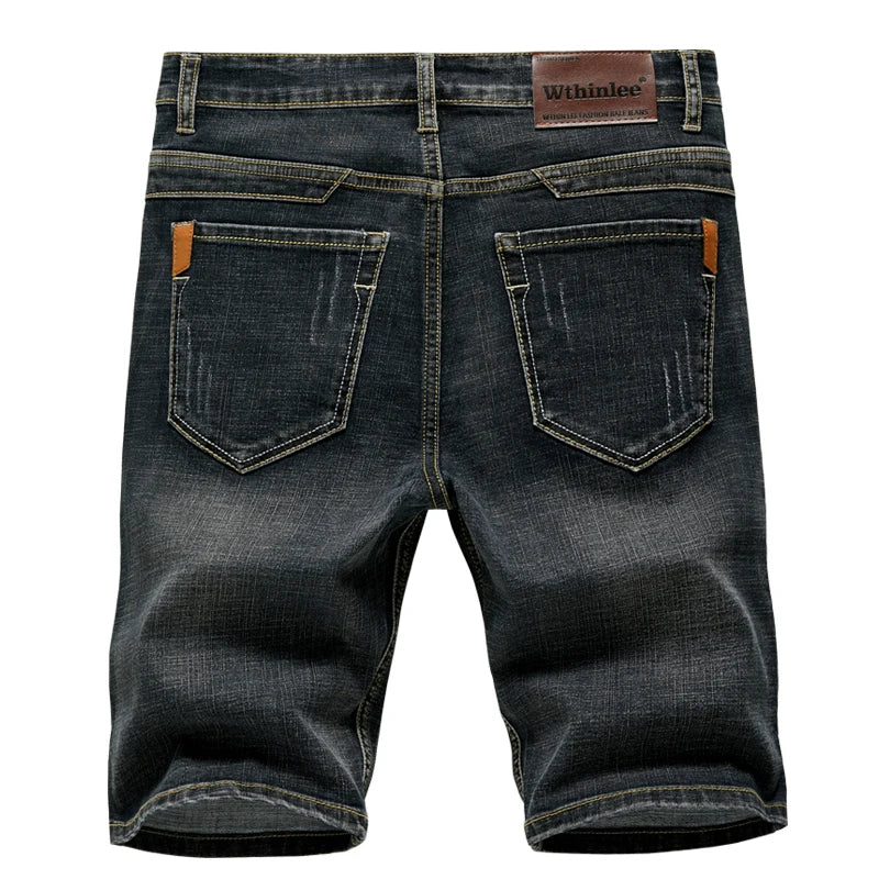 Men’s Summer Denim Shorts – Stretchy, Stylish & Built to Move!