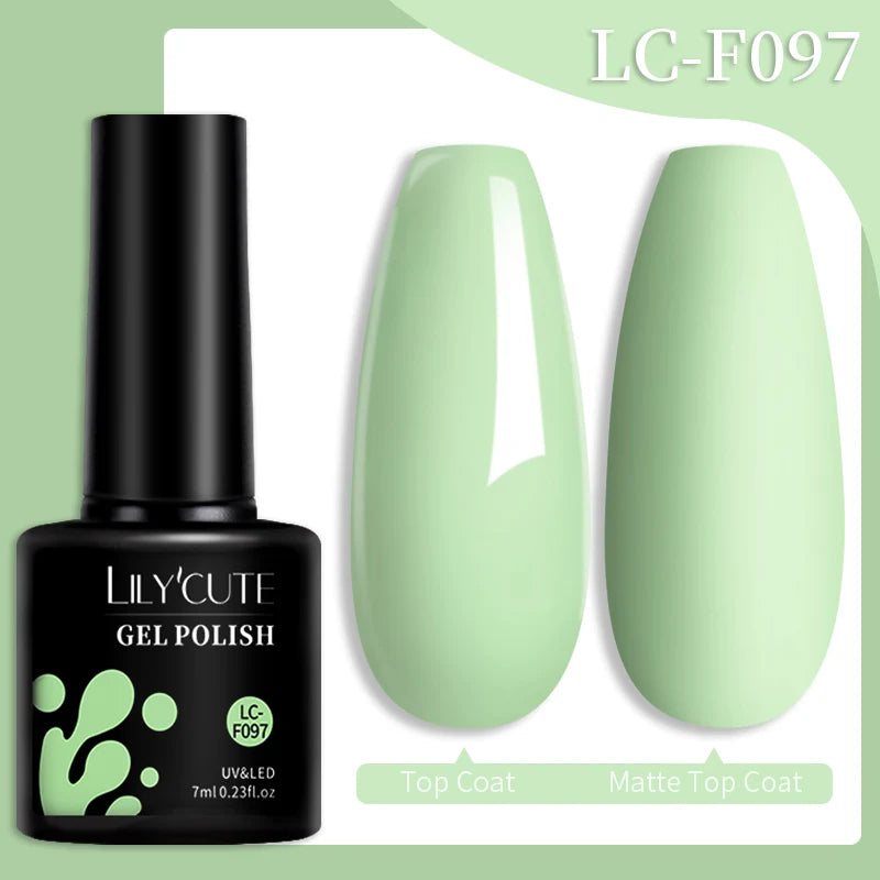 LILYCUTE Color Explosion – 184 Shades of Long-Lasting Gel Polish with Red Glitter Magic