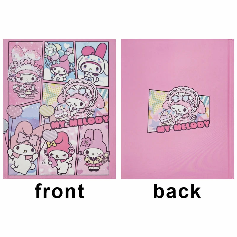 Hello Kitty x Hangyodon A5 Notebook – Full-Color Cartoon Journal with Hard Cover & Kawaii Vibes
