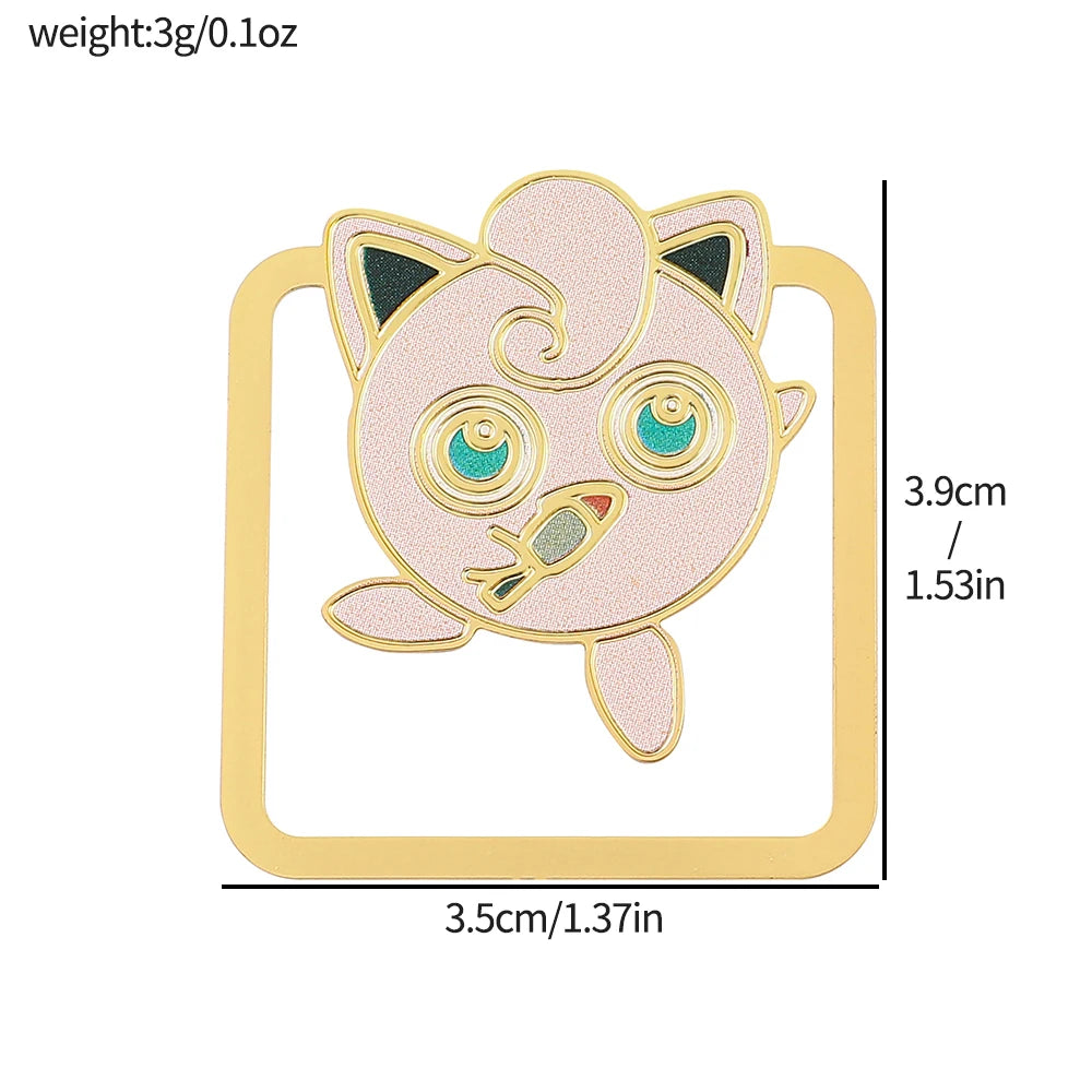 Cute Pokémon Bookmarks – 3D Cartoon Page Markers for Kids, Fans & Stationery Collectors
