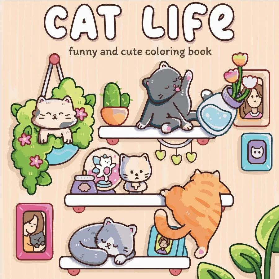 A bold and relaxing coloring book with fantastic patterns, parent-child home DIY interaction, stimulating creativity and fun