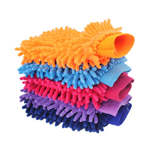 Waterproof Car Wash Microfiber Chenille Gloves Thick Car Cleaning Mitt Wax Detailing Brush Auto Care dusting gloves Glove