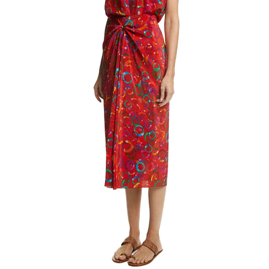 Women's Half Skirt New Elegant and Fashionable Printed Female Long Skirt Sexy High Waist Office Ladies Loose A-line Skirt
