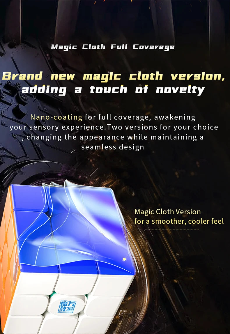 NEW 2023 MoYu RS3M V5 3X3 Magnetic Magic Speed Cube Stickerless Professional Fidget Toys RS3 M V5 Cubo Magico Puzzle