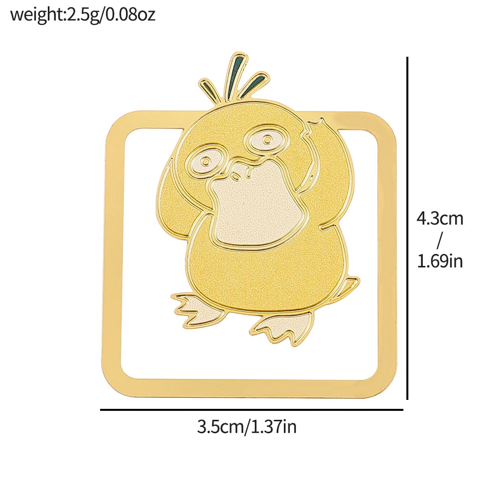 Cute Pokémon Bookmarks – 3D Cartoon Page Markers for Kids, Fans & Stationery Collectors