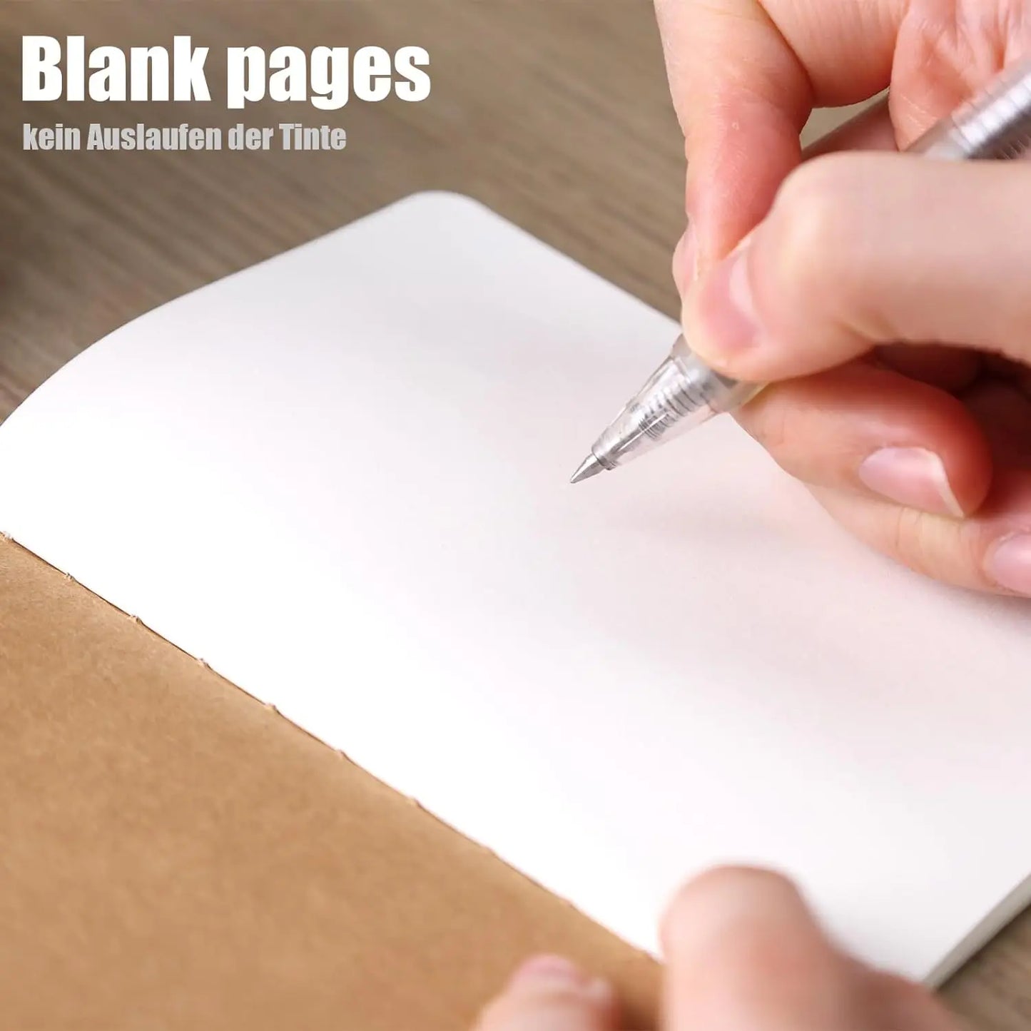 24PCS Kraft Notebooks, 3.5x5in Pocket Notebooks Blank Paper Small Pocket Journal Notepads  for School Office Home Travel Gifts