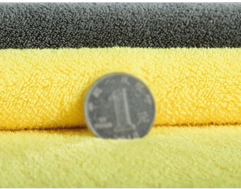 SEAMETAL 160x60cm Car Wash Towel 400GSM Microfiber High Water Absorption Cleaning Towels Thickened Soft Car Washing Drying Cloth
