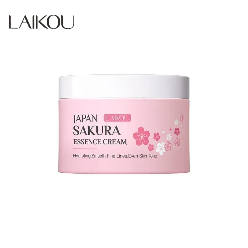 LAIKOU Japan Sakura Face Cream Smoothing Moisturizer Whitening Nourishing Oil Control Moisturizing Skin Care Repair Skin 25g