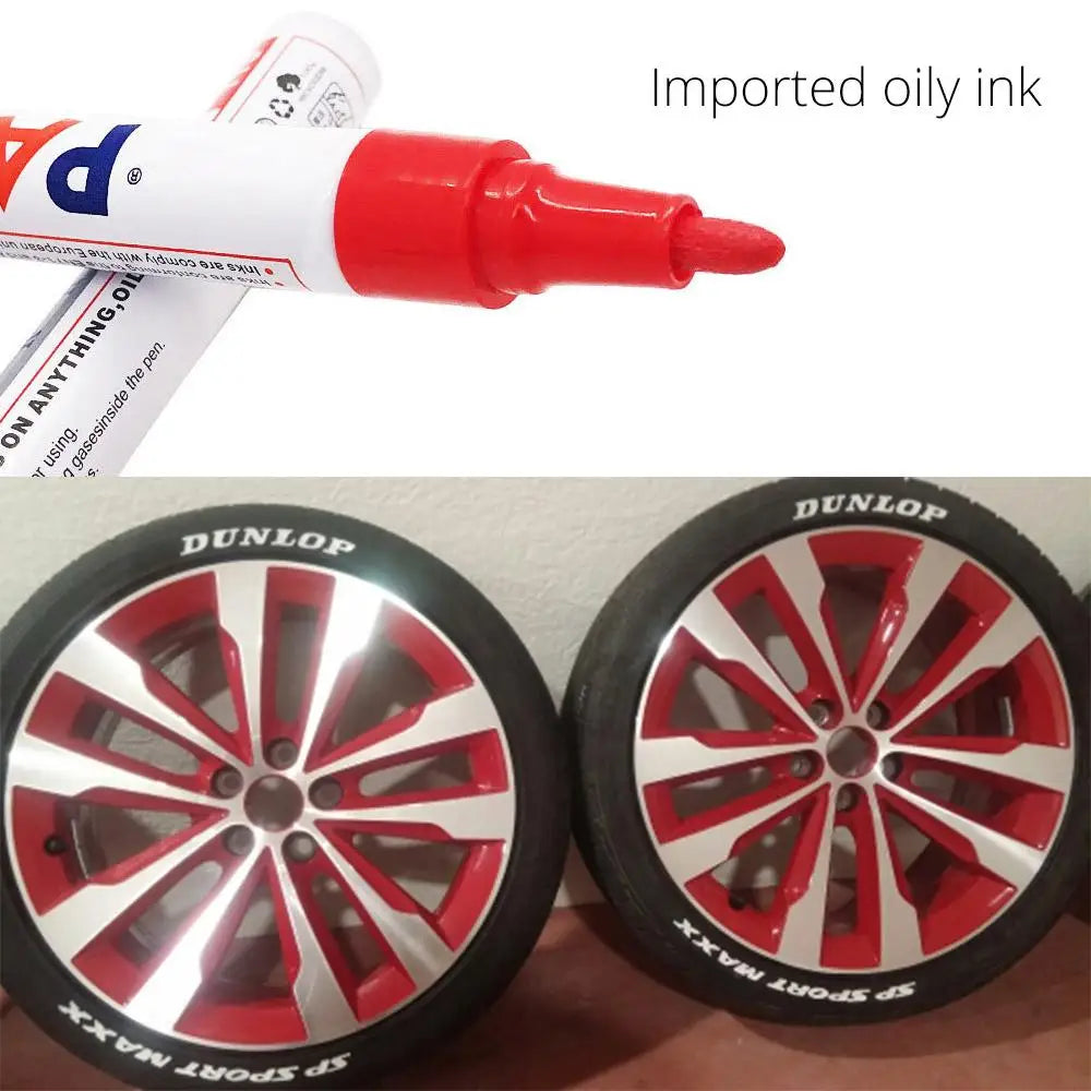 Oily Paint Tire Pen – Mark, Touch Up & Make It Stick!