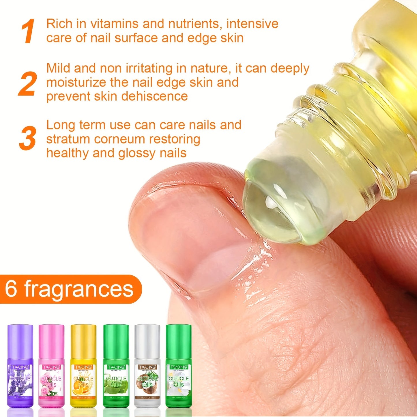 0.17oz Cuticle Oil Nail Natural Rose Nutrition Oil Plant Essential Oil Jojoba Oil for Cuticles Dead Skin And Damaged Nail for Women Daily Nail Care