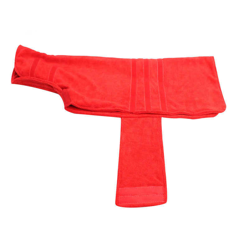 Ultra-Soft Microfiber Dog Bathrobe Towel - Dogs Grooming Essential for Drying and Comfort - Super Absorbent, Quick-Drying, Cozy Robe Vest for Pets