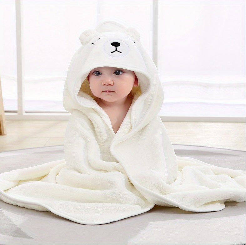 1pc Kids' Cartoon Bath Towel, Perfect For All Seasons, Suitable For Christmas And Thanksgiving Gifts, Beach, Bathroom, And Travel Essential