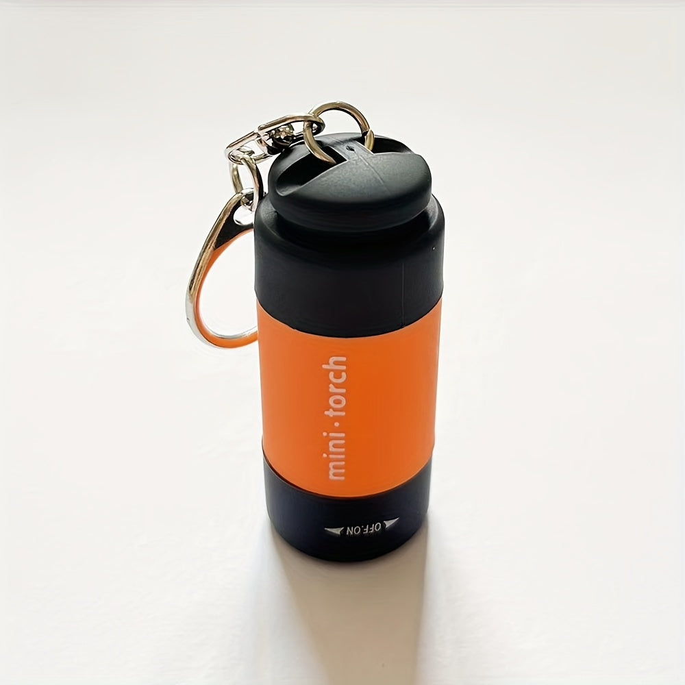 USB Rechargeable Portable Flashlight Keychain Mini Flashlight Camping Super Bright Light Outdoor Products