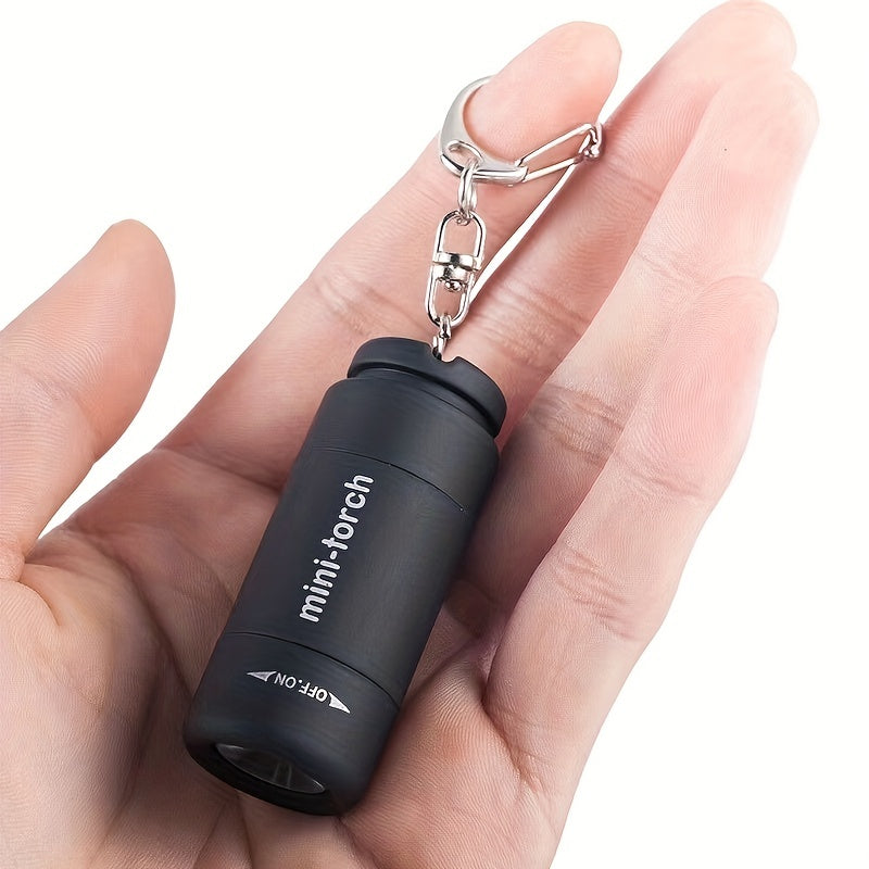 USB Rechargeable Portable Flashlight Keychain Mini Flashlight Camping Super Bright Light Outdoor Products