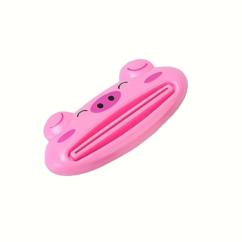 1pc Cartoon Animal Toothpaste Squeezer, 4 Cute Designs, Kids' Bathroom Accessories